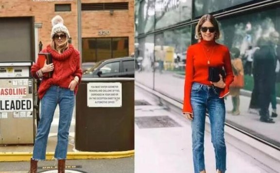 红色毛衣如何搭配好看?