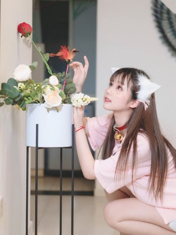 可爱软萌奶猫系女孩系列写真