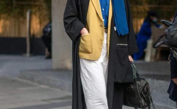 上海街拍：大衣一定要“长一点”，高级拉风还有气场