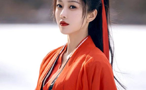 宣璐晒古装红衣造型太绝了!艳若桃李美得让人窒息