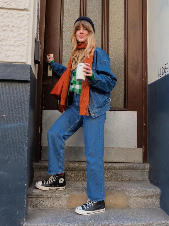 别只穿黑白灰！这3位偏好亮色穿搭的时尚博主穿搭，你也会想跟上撞色趋势