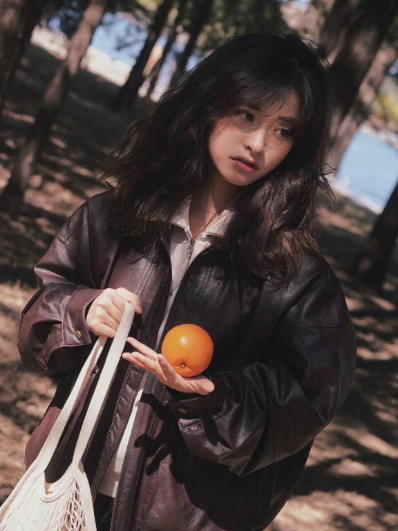 沈月橘子随拍九宫格图片胶片质感好漂亮