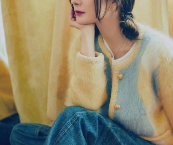 杨幂清甜风写真太靓丽多姿!雪肤玉貌绝对美艳动人