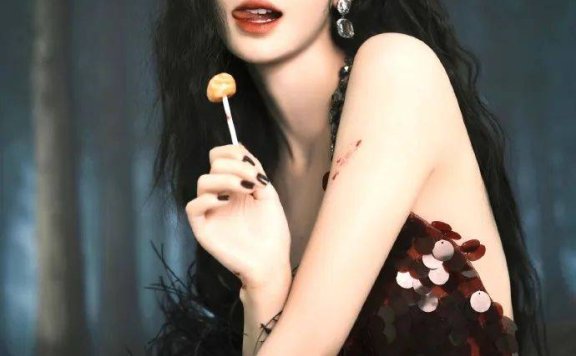 鞠婧祎亮片露背裙写真大秀香肩！肤白貌美性感撩人