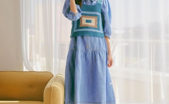 如沐春风清新田园穿搭:孔晓振夏季穿衣让人学了一课