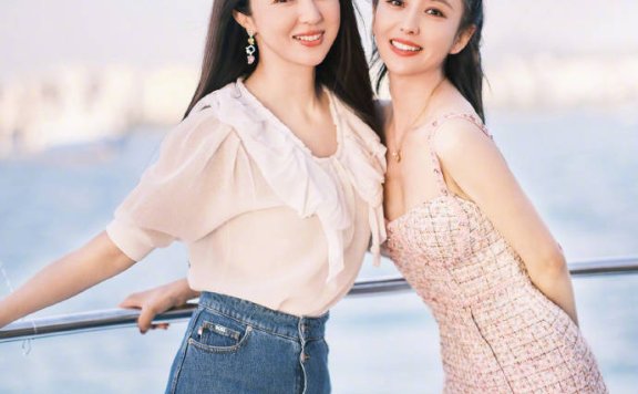 佟丽娅董璇靓丽合影，两大美女超级养眼！