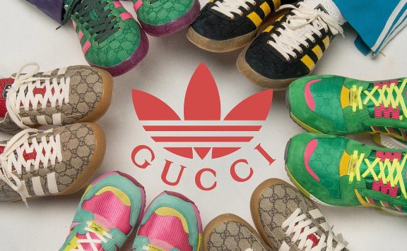 极繁美学和运动休闲的完美结合:adidas x Gucci 惊喜推出全新联名鞋款