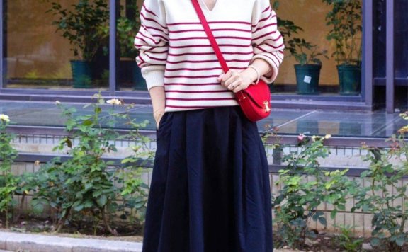 杭州街拍:满大街都在穿”淑女鞋”,舒适百搭还时尚