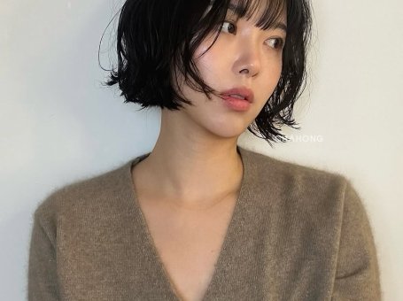 短发到中长发都可以驾驭,韩国女生的“层次复古卷”美得好有态度