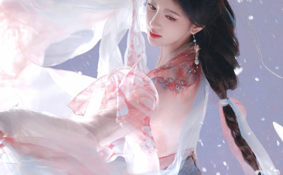 鞠婧祎壁纸天宫仙女造型，太美啦