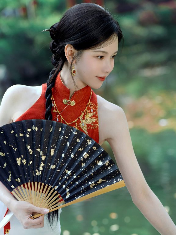 陈都灵古风美图:庄寒雁过留痕