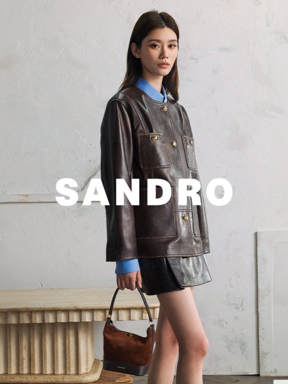 SANDRO携手大中华区品牌挚友奚梦瑶发布2025秋冬系列广告大片