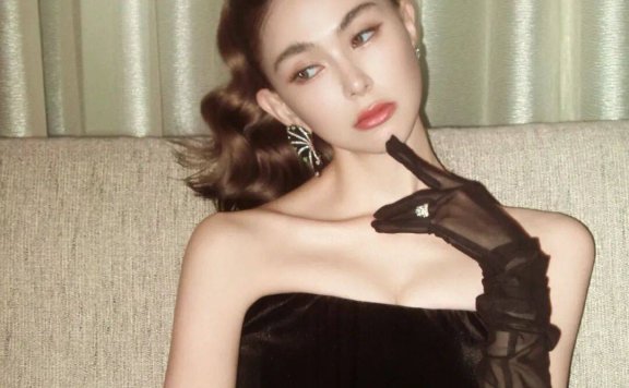 昆凌的复古风美照，她也太美了