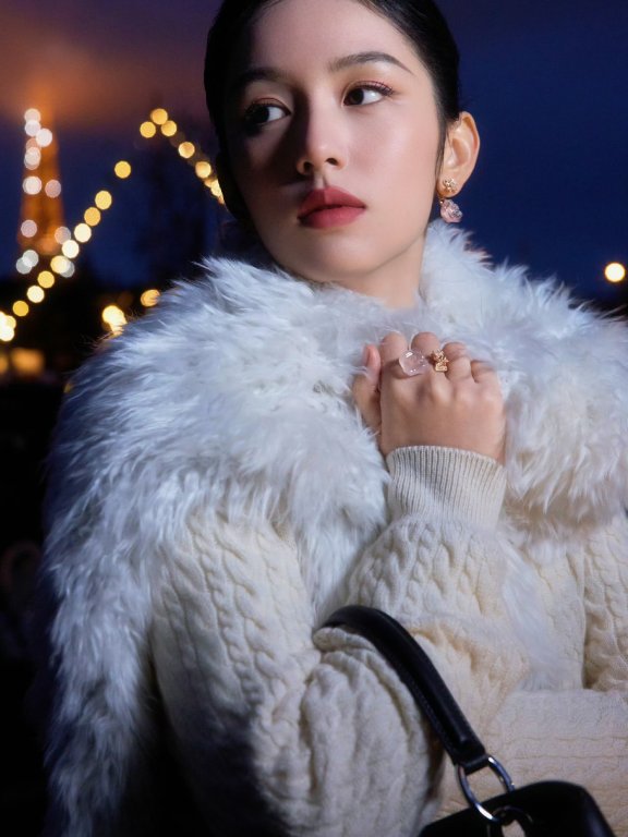 周也Christian Dior巴黎高定时装周造型穿搭