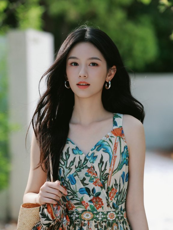 周也夏日写真穿搭：清冷感与烟火气的完美平衡