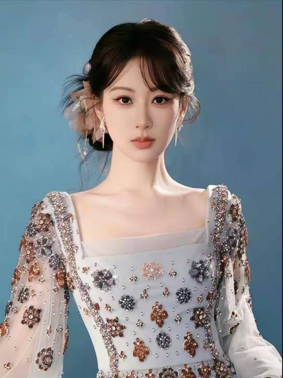 杨紫黑裙背影杀高清壁纸,露背长裙太撩人,女神私房照精选